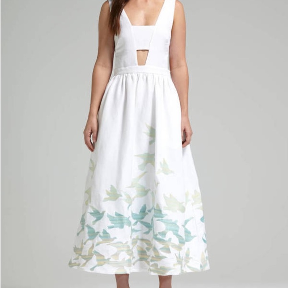Mara Hoffman RARE birds midi dress